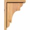 Ekena Millwork New Brighton Smooth Corbel w/Backplate, Western Red Cedar, 7 1/2"W x 10"D x 14"H COR08X10X14NEB01SWR - alternate 2